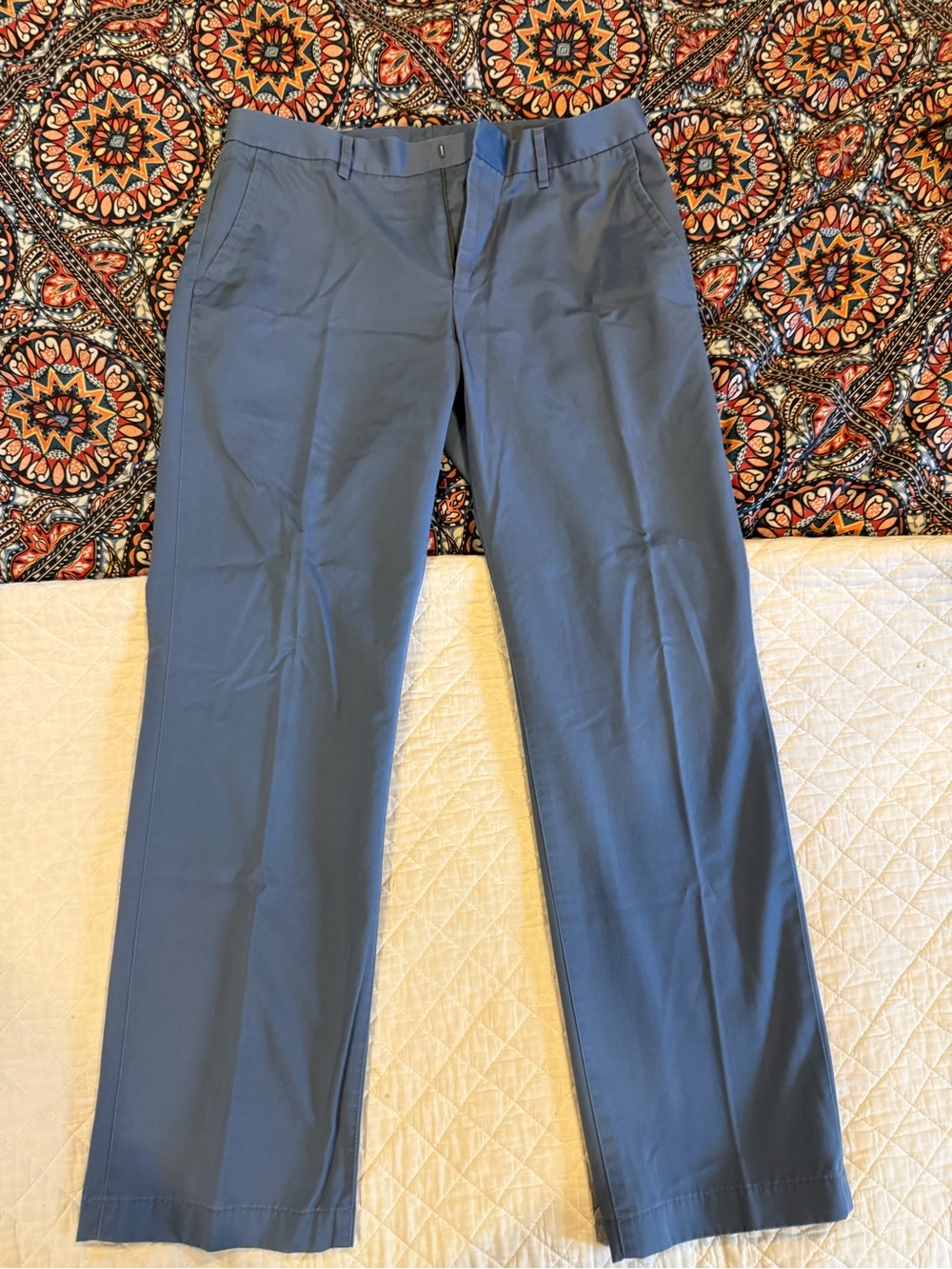 Bonobos Men's Classic Straight-Leg Pants - Blue